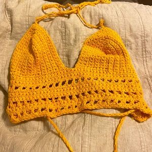 Homemade crochet top